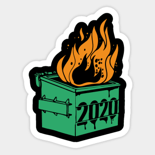 2020 Dumpster Fire Sticker